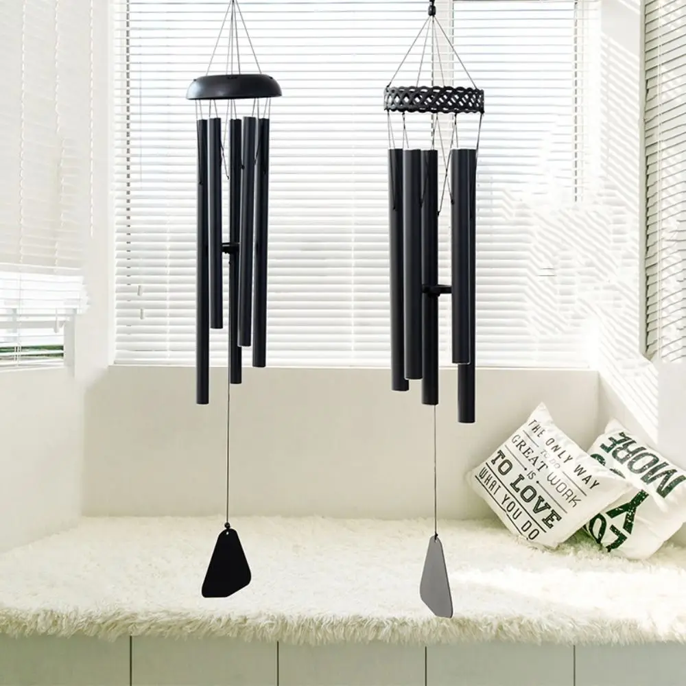 Garden Decor Japanese Style Wind Chimes Retro Handcrafted Aluminum Tube Wind Bell Antique Metal Blessing Bell Zen Patio