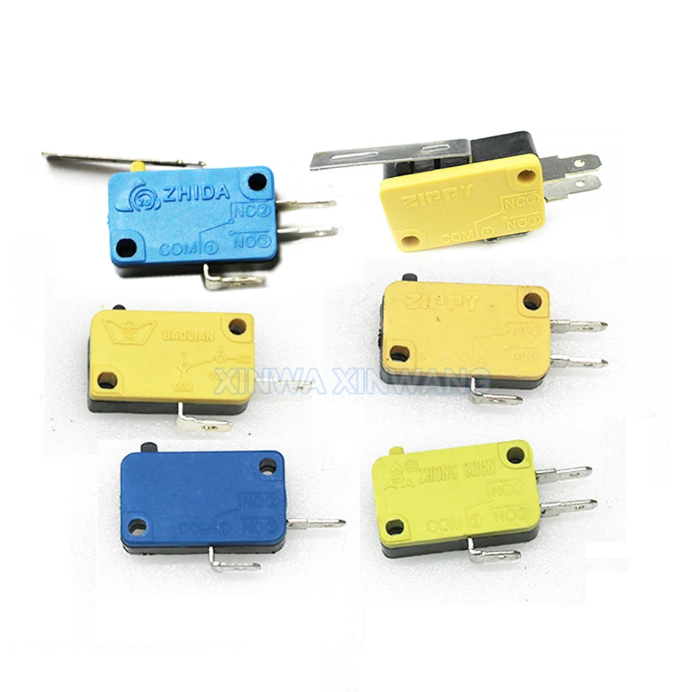 4x HAPP Style Arcade Coin Push Buttons With Microswitches – White, For JAMMA MAME DIY Cabinets