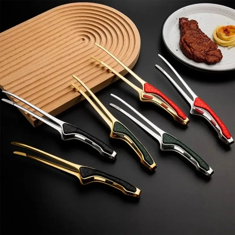 Food Clamp, Serving Clamp, Comfortable Grip, Steak Clamp, Kitchen Cooking Clamp, Back To School Season Food Clamp