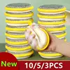 10/5/3PCS Double Side Dishwashing Sponge Dish Washing Brush Pan Pot Dish Wash Sponges Household Cleaning Reusable Kitchen Tools