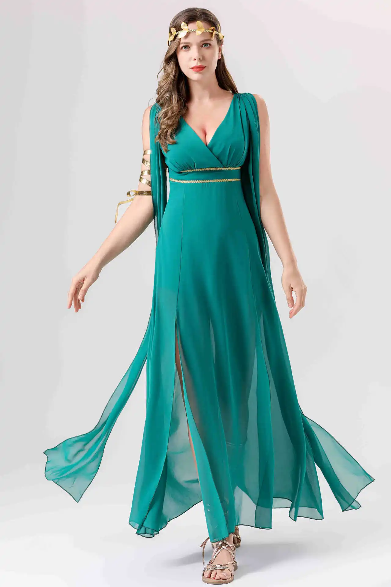 Maxi Jurk Griekse Jurk Dames Griekse Godin Jurk Kostuum