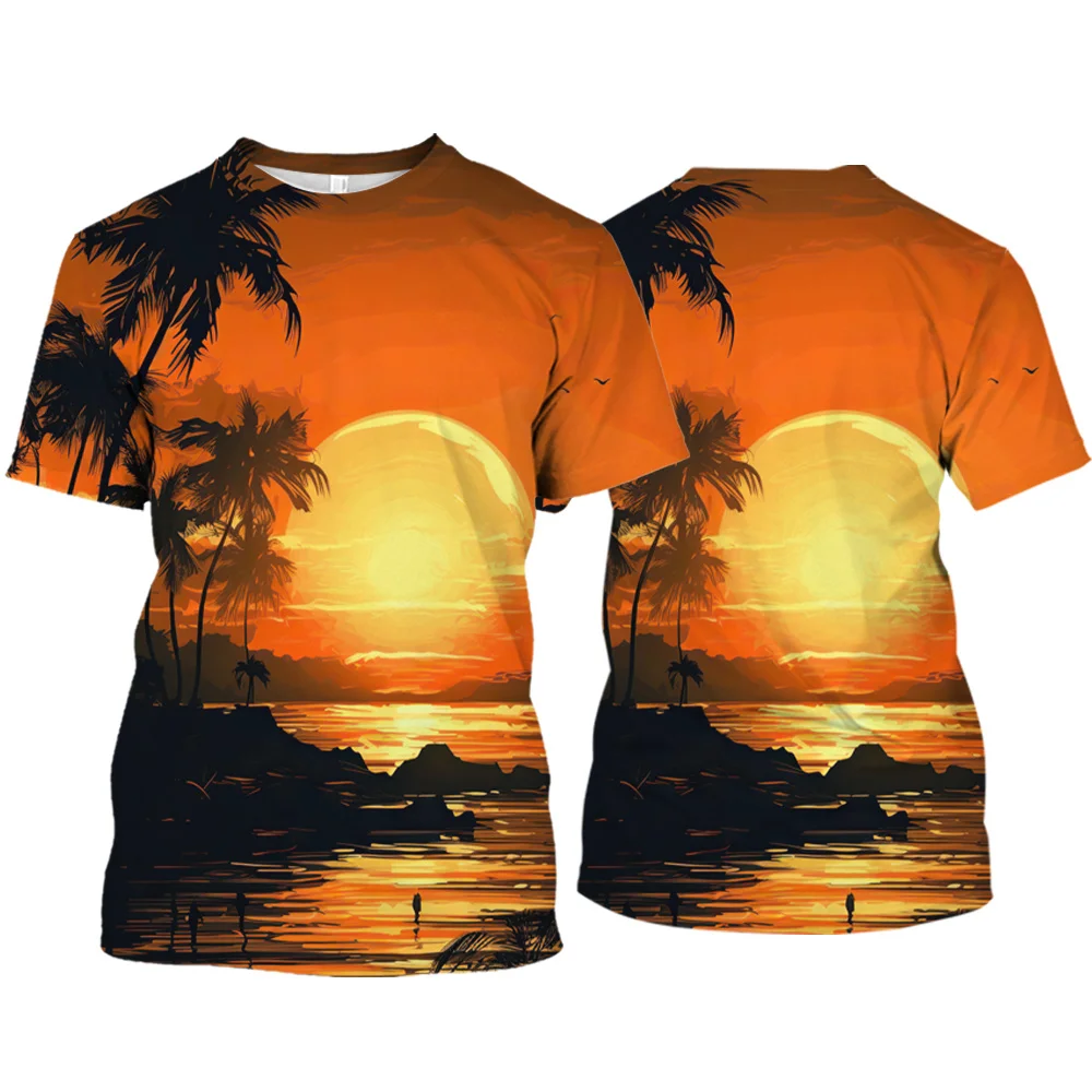 Рисунок 2 - Футболка мужская с принтом кокосового дерева