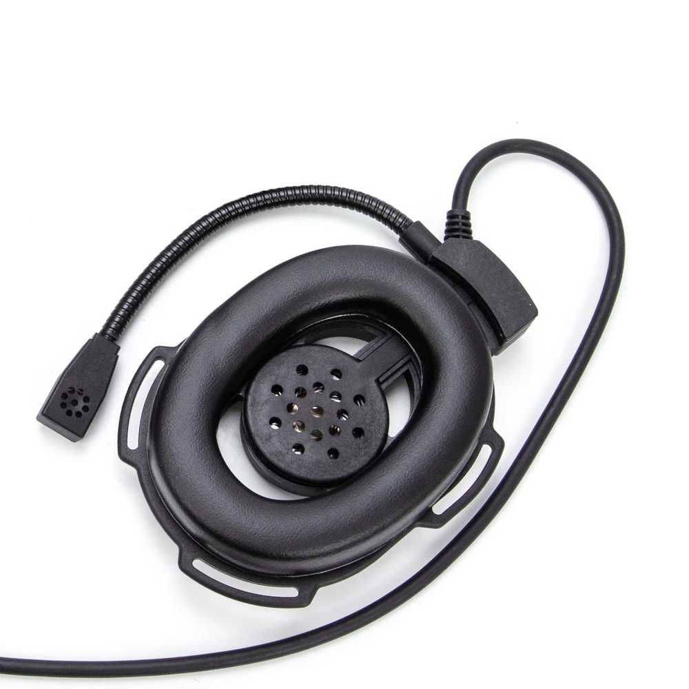 Unilateral Headset HD01 Tactical Bowman for Elite II Radio Headset Earpiece Microphone For Two Way Radio walkie talkie