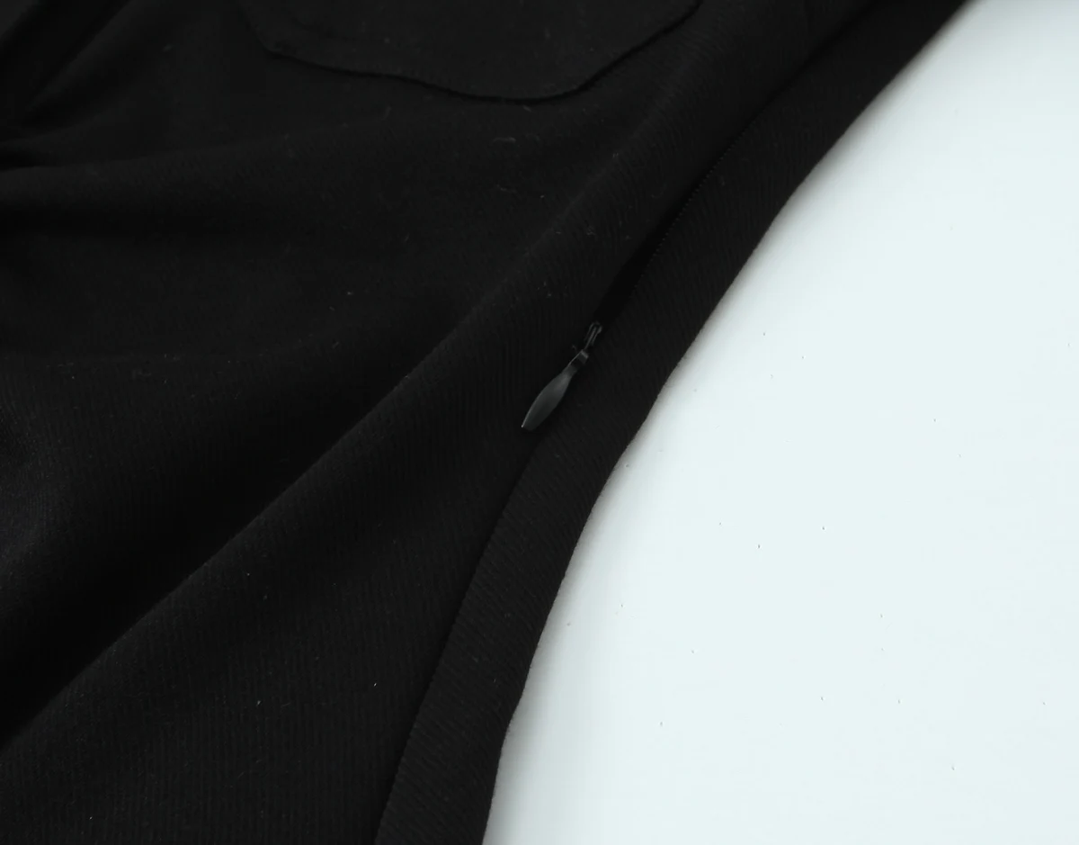 Women Elegant Slim Black Mini Dress Female Lapel Single Breasted Shirt Dress Lady Commut Party Fashion High Street Short Dress