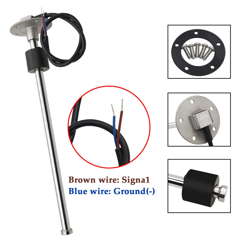 0-190-Ohm-Fuel-Level-Sensor-125-175-225-275-325-375-500MM-Oil-Liquid ...