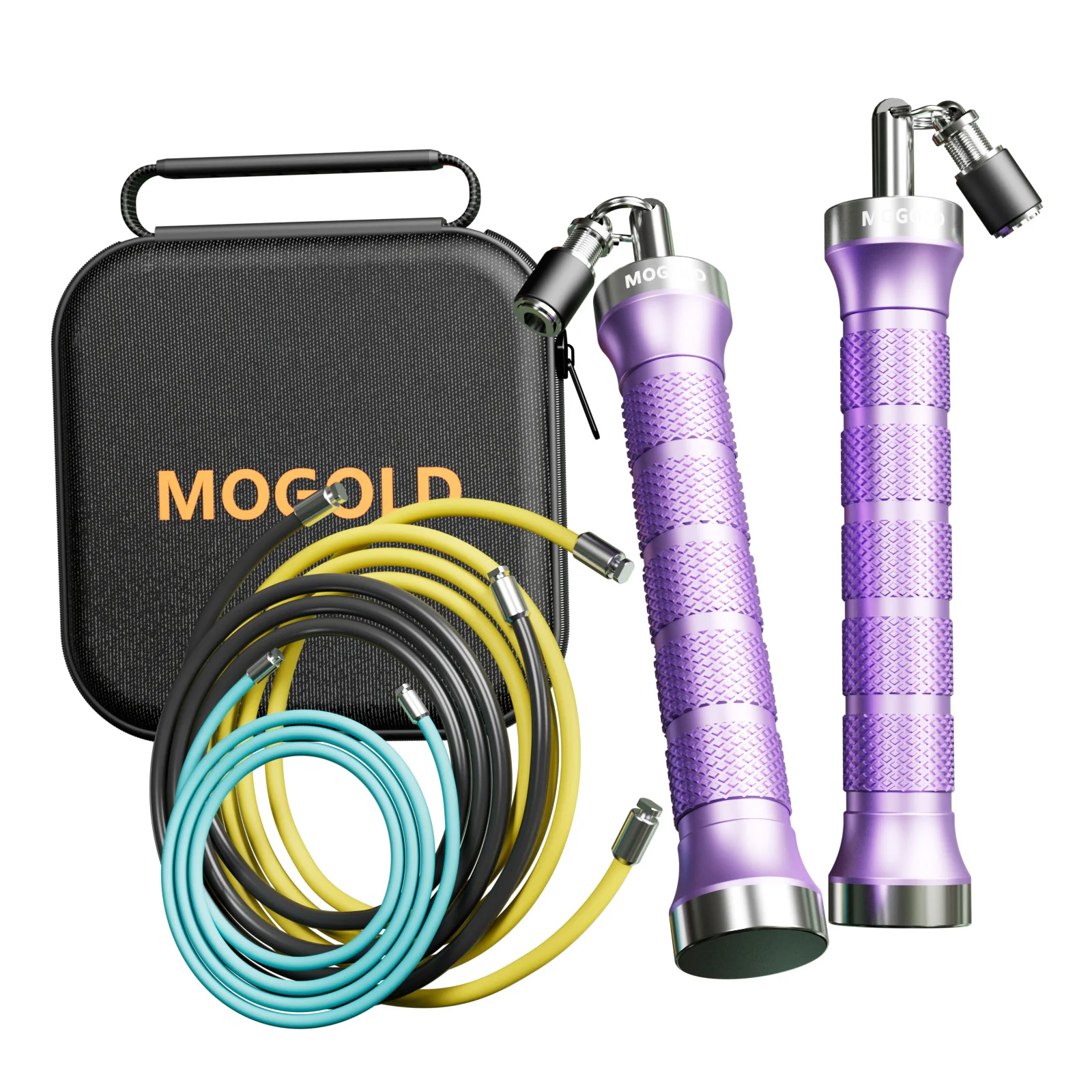 Mogold Ropes MOGOLD Training Jump Rope: Quick-Change Cord, Anti-Slip Mesh Grip ...