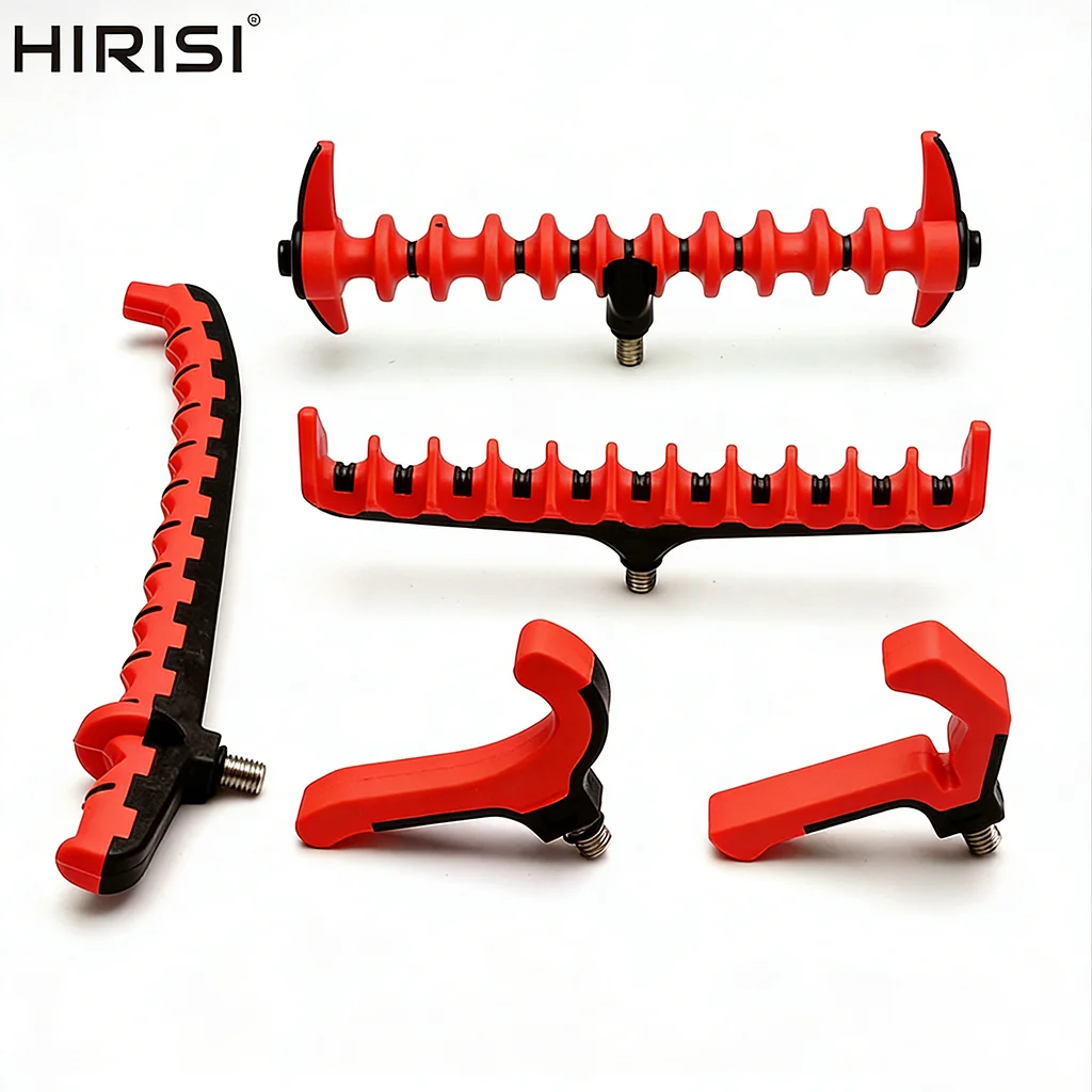 Support de canne feeder Hirisi AC206 rouge pour buzz bars et alarmes de touche - Accessoire terminal