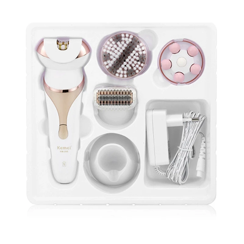 Electric shaver body hair trimmer hair removal epilator facial hair epilator Original 4in1 Women Electric Epilator For Facial & Body Electric Shaver Bikini Trimmer Lady Razor Leg Underarm Hair Removal