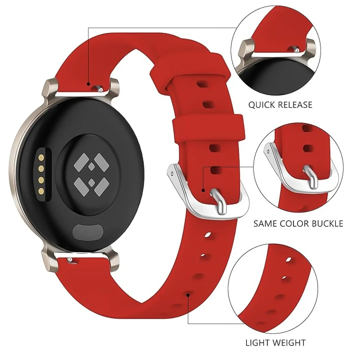 Silicone Soft Watchband Bracelet - Premium Strap
