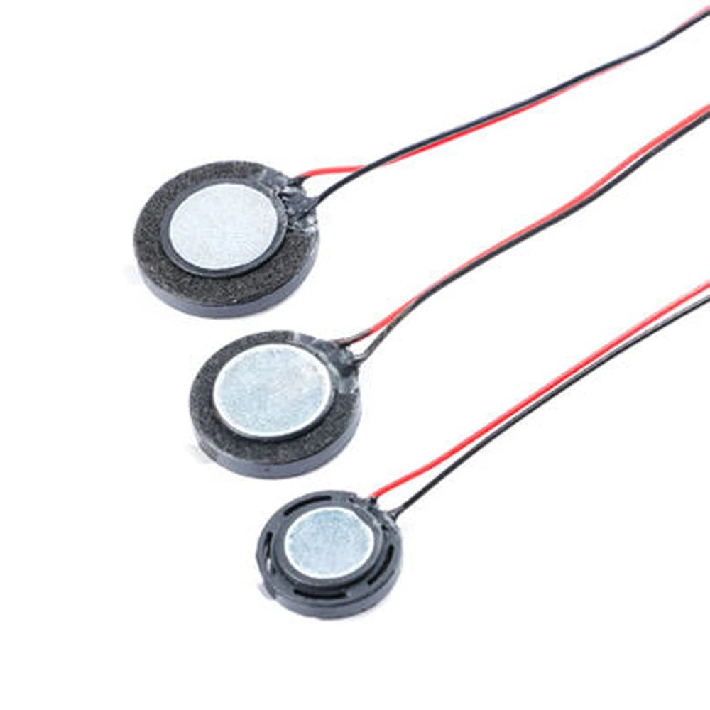 

5 Pcs/Iot 15mm 18mm 20mm Round 8 Ohm 1W Speaker 8ohm Loud Speakers Mobile Phone Small Loudspeaker Audio Connector