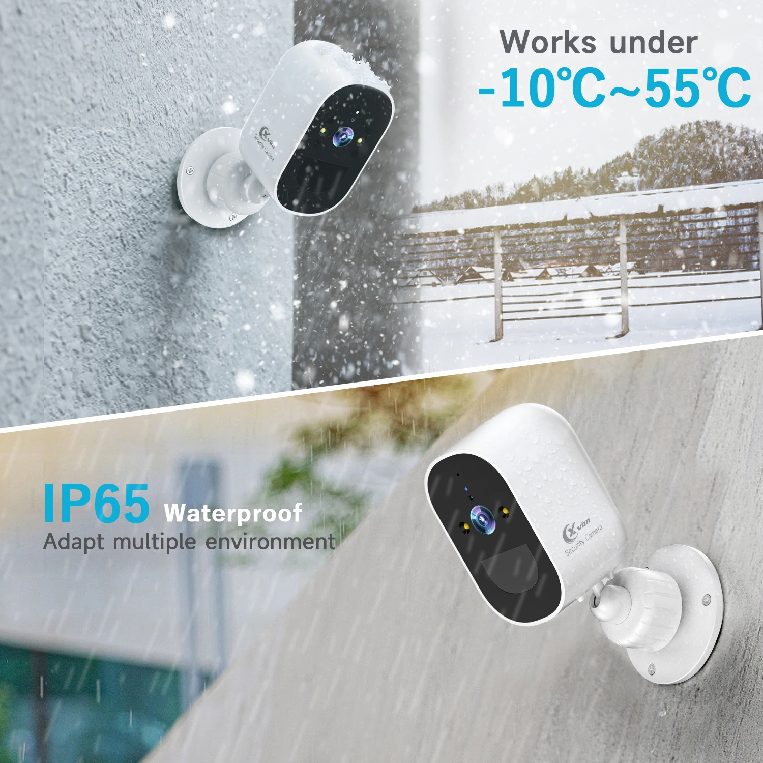 XVIM 4MP Security Camera IR Night Vision Human Motion Detection Alarm Home Security Protection 2