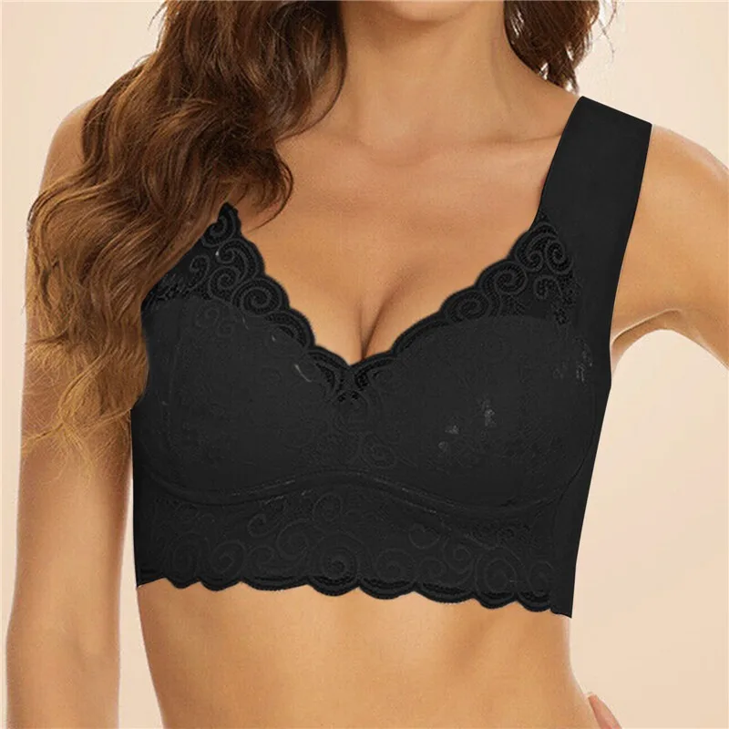 Prettyhealth Lymphvity Detoxification And Shaping & Powerful Lifting Bra,  Lace Wireless Bra For Women