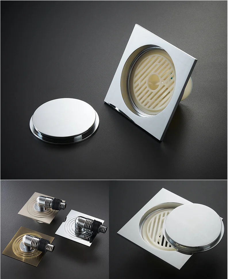 Description Picture 6 of itemFloor drain anti-odor copper anti-overflow water anti-blocking large displacement magnetic core balcony bathroom bathroom