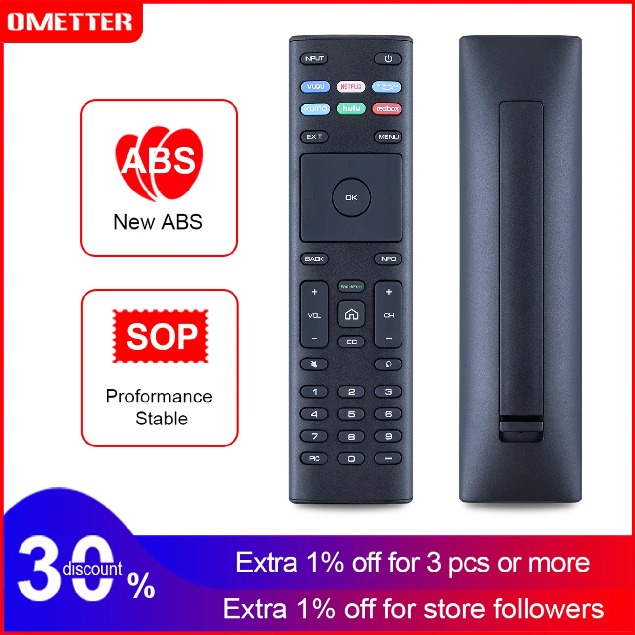 Telecomando Per Vizio Smart Remote Xrt-136 Smart Tv Hdtv Smartcast D E M P V Series 24 32 40 43 48 50 55 60 65 70 75 Pollici