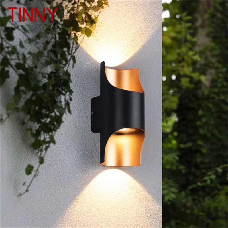 

TINNY Contemporary Outdoor Wall Light Fixturess Waterproof IP65 LED Simple Lamp for Home Porch Balcony Villa