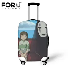 Maxm Guanqin Pixiv Fantasia Girl Temple Princess Pattern Print Travel Luggage Protector Baggage Suitcase Cover Fits 18-21 Inch Luggage 
