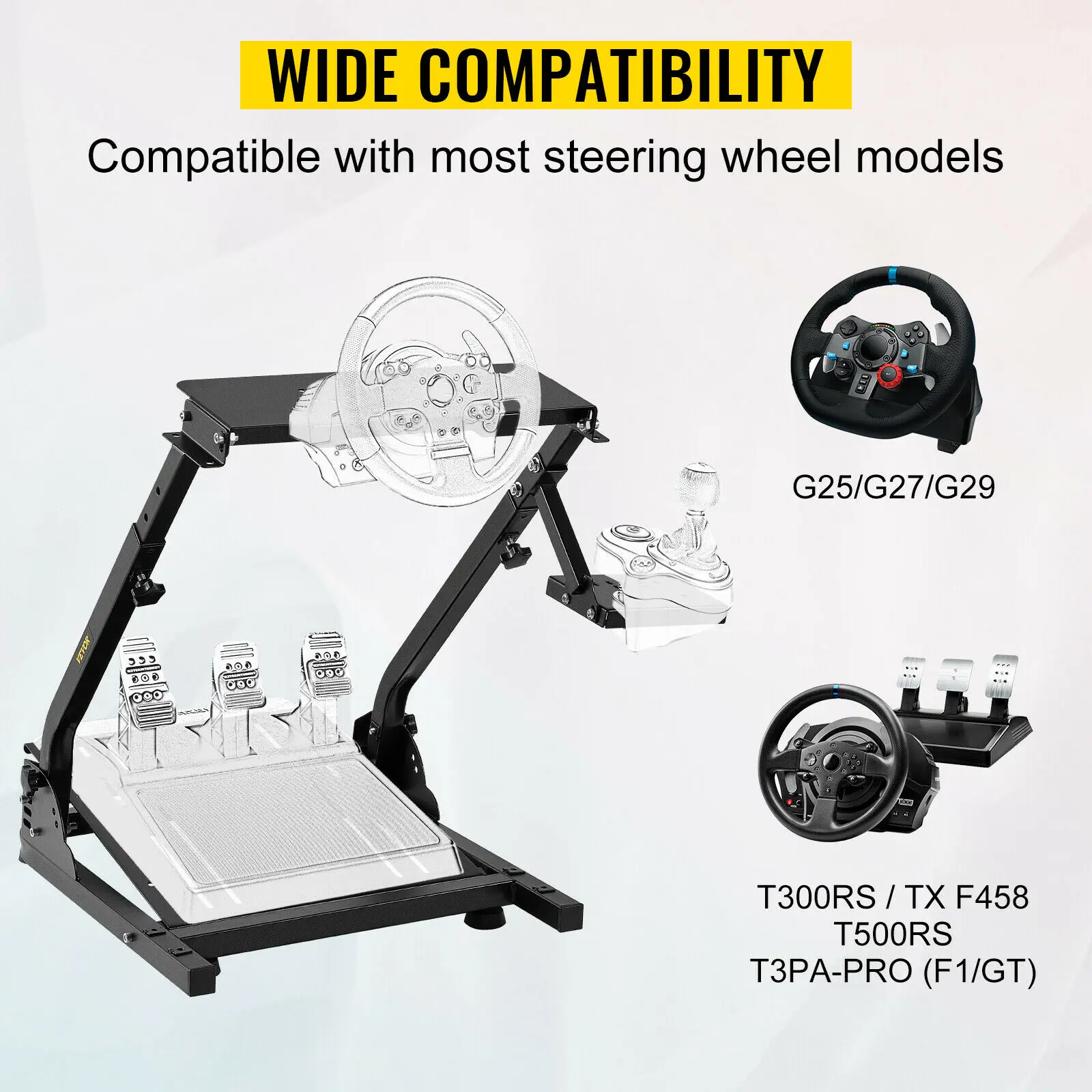 Racing Wheel Stand For Racing Game G27 G29 PS4 G920 T300RS 458 T80 T300RS  Folding Steering Wheel Stand Chair