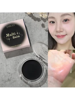 Heallor Black Crystal Blush Multi Balm Magic Temperature Change Blush Gel Blusher Cream for Lip Eye Makeup Pink Cheek Tint Rouge - Thumbnail 8