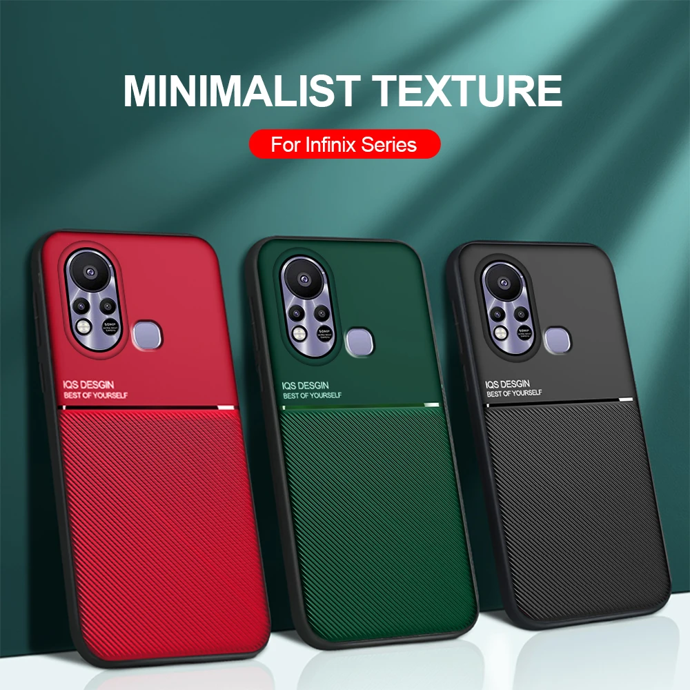 Coque téléphone en cuir mat pour modèles infinix hot_voghion.com