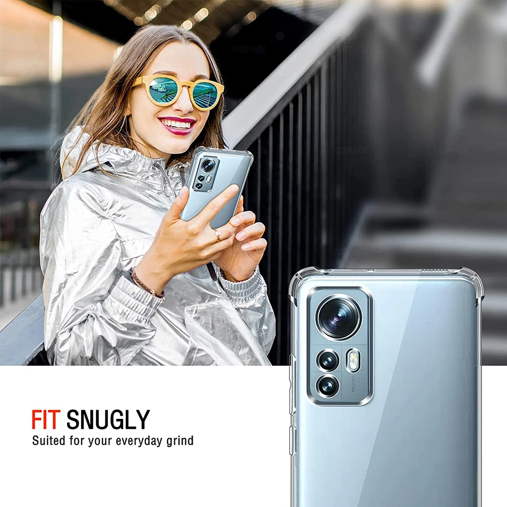 Airbag Shockproof Clear Silicone Phone Case - Soft TPU Cover