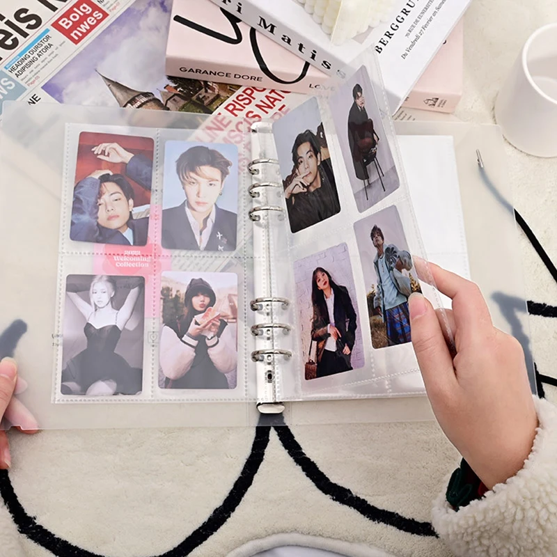 Photocard Holder Photocard Binder A5 Photo Album Inner Pages Kpop Holder Binder Inner Pages 10/20pcs