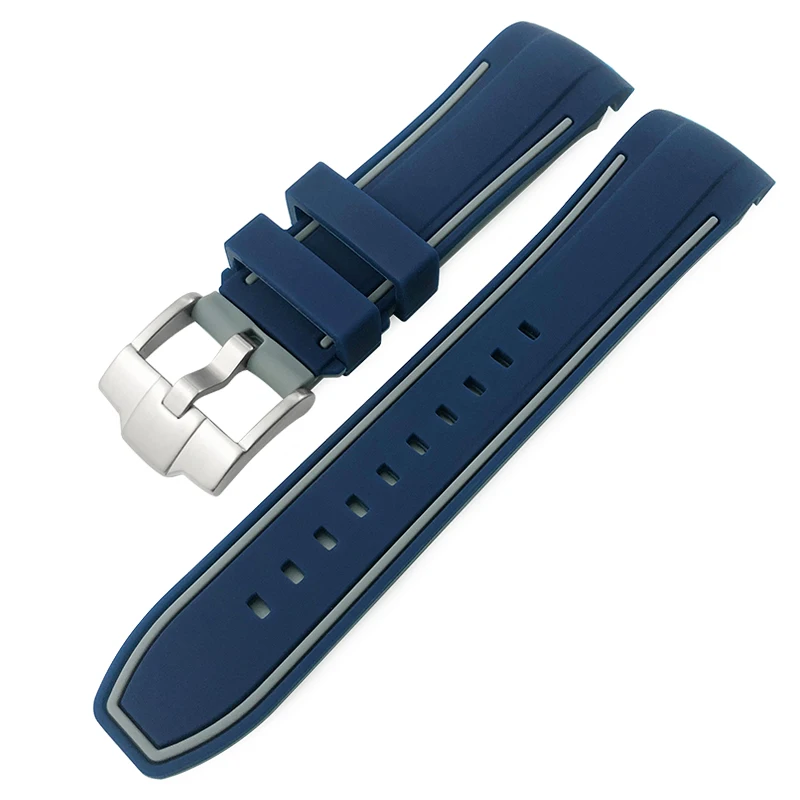 Rubber Silicone Watchband 23mm 24mm for Tissot T035627 T035617
