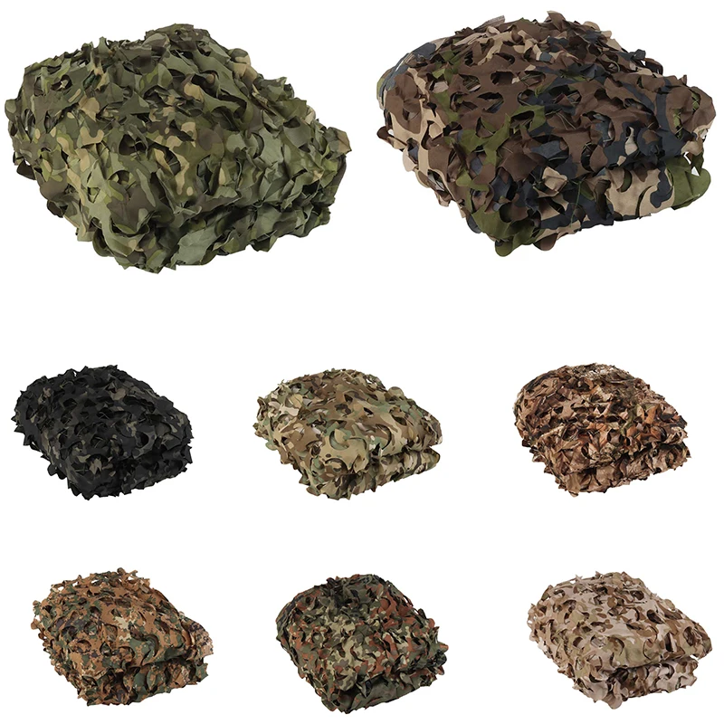Red de camuflaje táctico, accesorios de caza, equipos militares de