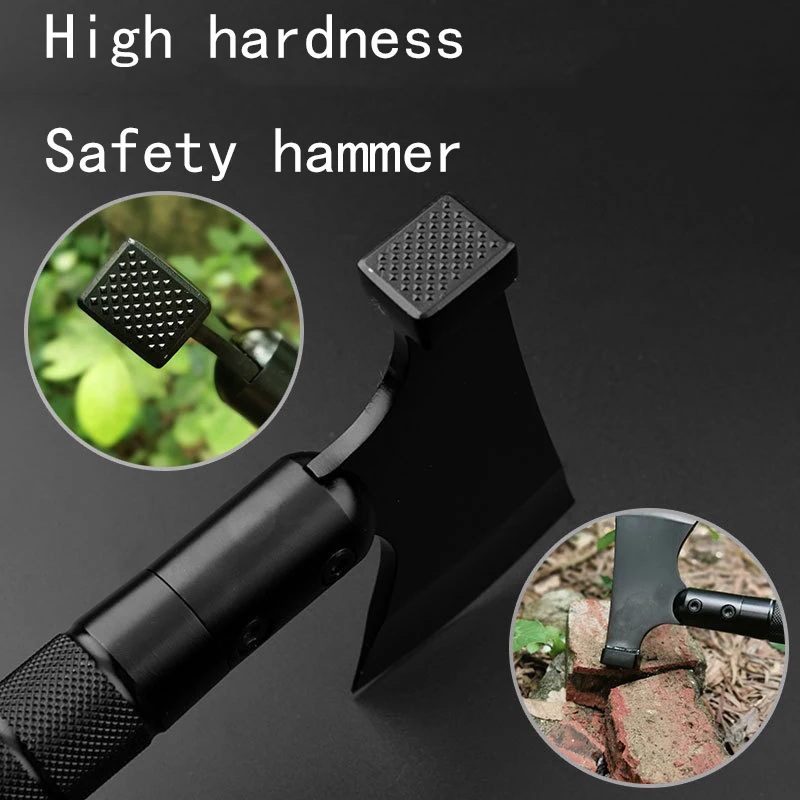 Tactical camping, survival, mountain cutting, outdoor multifunctional woodworking, hammer axe 4