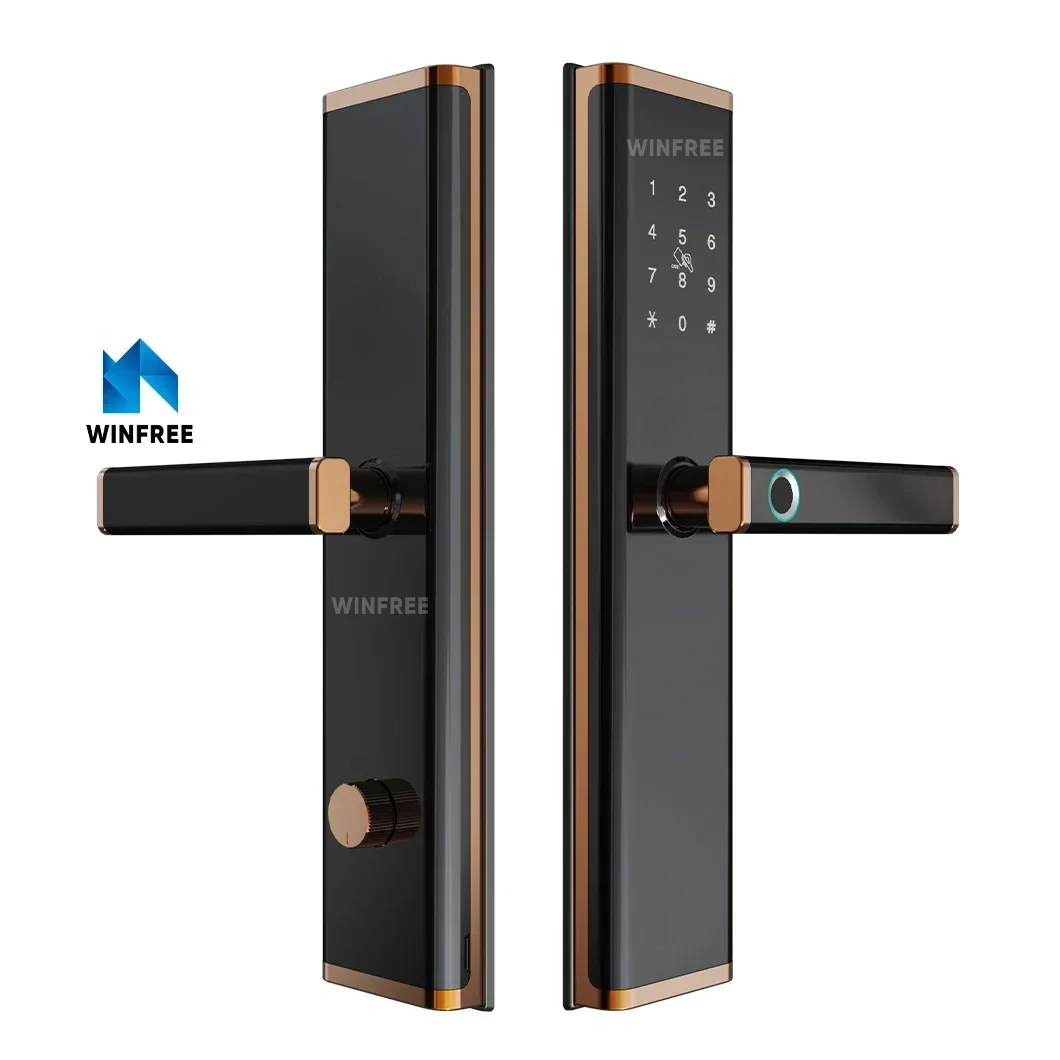 공장가 WiFi TTLock 스마트 도어락 디지털 키패드 전자 키리스 도어락 지능형 스마트 도어락 현관문용