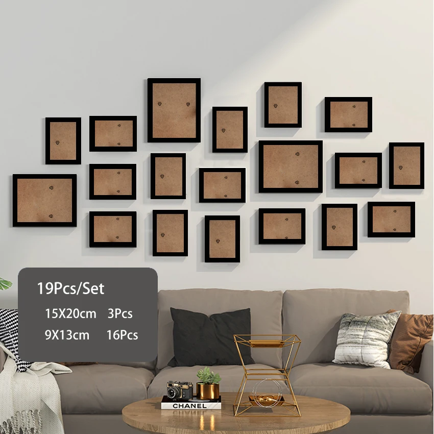 black Photo 19Pcs