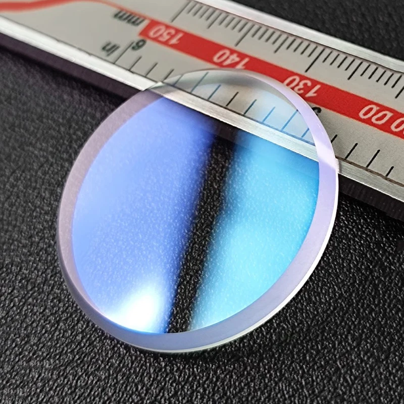 Premium Flat Mineral Glass with AR Coating – 32x2.5mm, Blue/Red/Clear Options