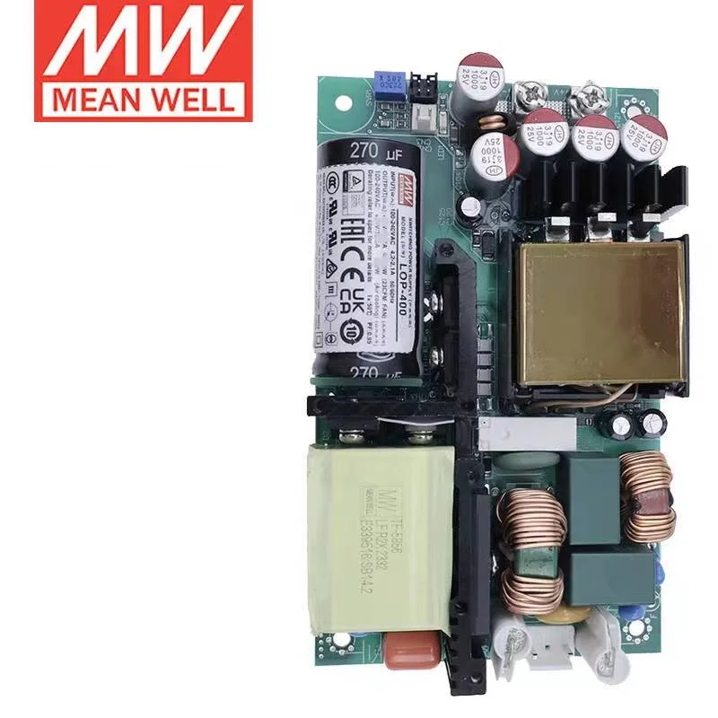 MEANWELL 로우 프로파일 오픈 프레임, 의료 스위칭 전원 LED 드라이버, LOP-400-36, 80-264VAC O/P + 36V11.2A, 5 인치 × 3 인치, , 신제품