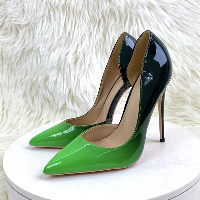 Lodi Green Glitter Court Heels – Ruby Nu Boutique