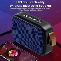 Mini Fabric Speaker Portable Wireless Soundbar Bluetooth 5.0 Outdoor Indoor Sport HIFI Loudspeaker J Support TF Card FM L Radio 2