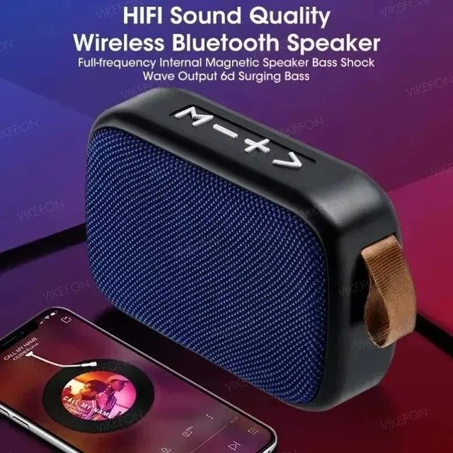 Mini Fabric Speaker Portable Wireless Soundbar Bluetooth 5.0 Outdoor Indoor Sport HIFI Loudspeaker J Support TF Card FM L Radio 2