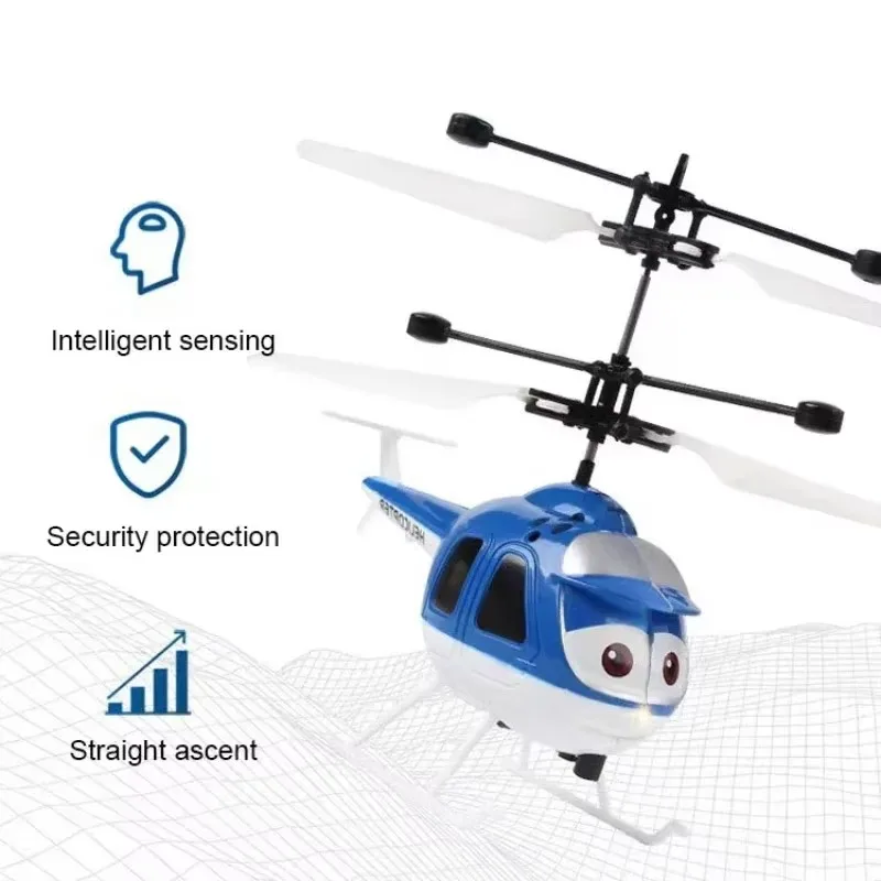 Hélicoptère RC télécommandé - Volant, rechargeable USB, 3 couleurs