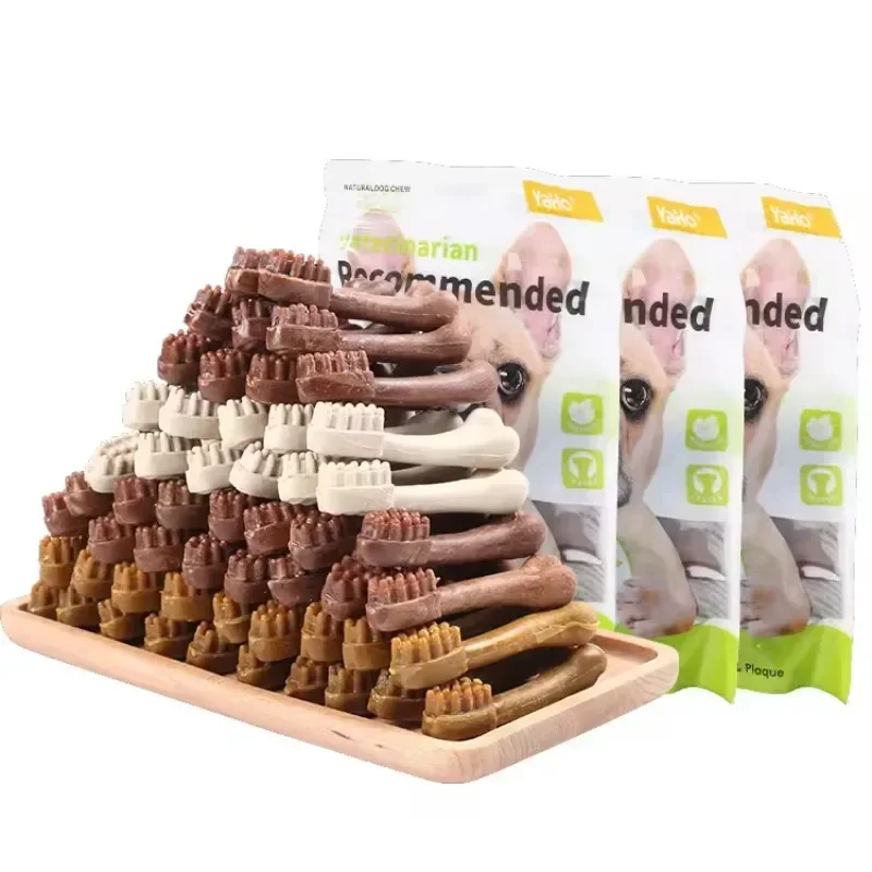 Dog Snacks Pet Dog Molar Stick Interactive Snack Chewing Teeth Cleaning and Molaring Small Interactive Training Reward