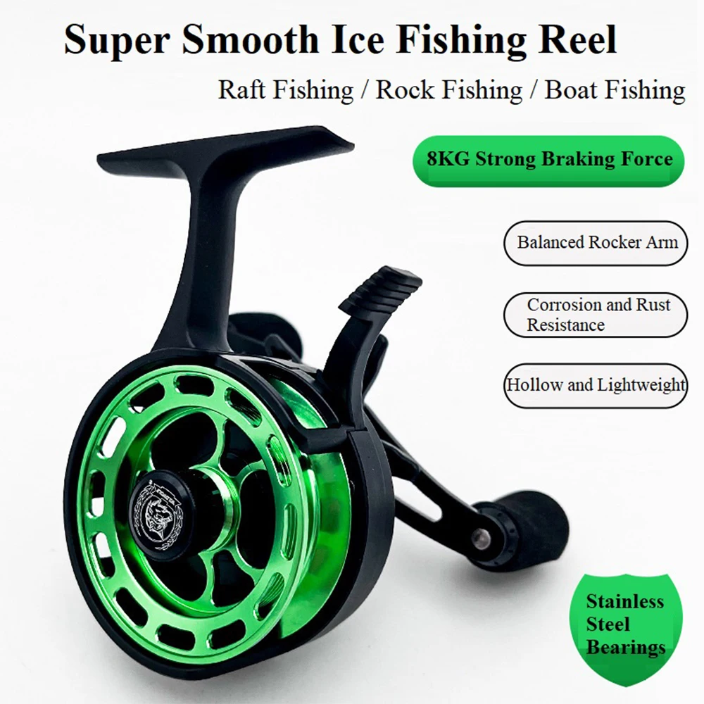 3+1 BB Ice Fishing Reel Fly Fishing Wheel for Front/ Raft/ Boat Fishing  Hollow Wire Cup Gear Ratio 3.2:1 Pesca Iscas Fish Tackle - AliExpress