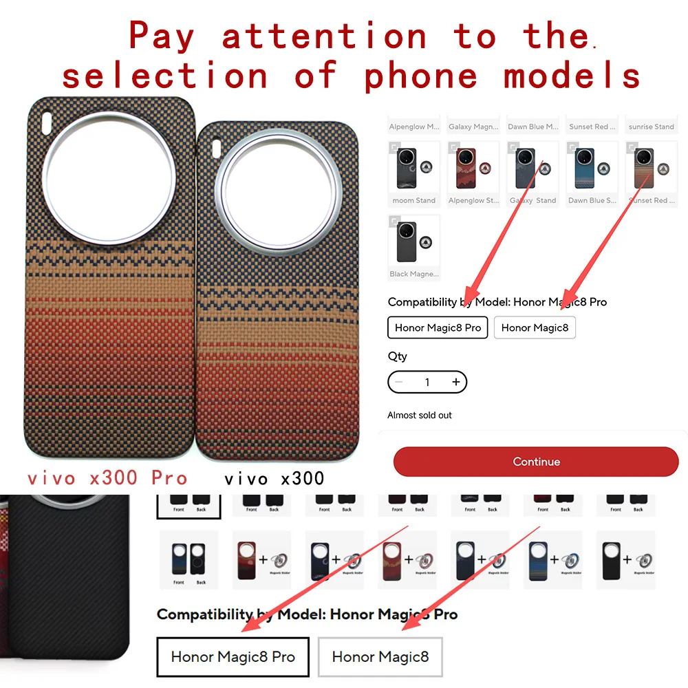 Premium Carbon Fiber Magnetic Case - Aramid Phone Cover