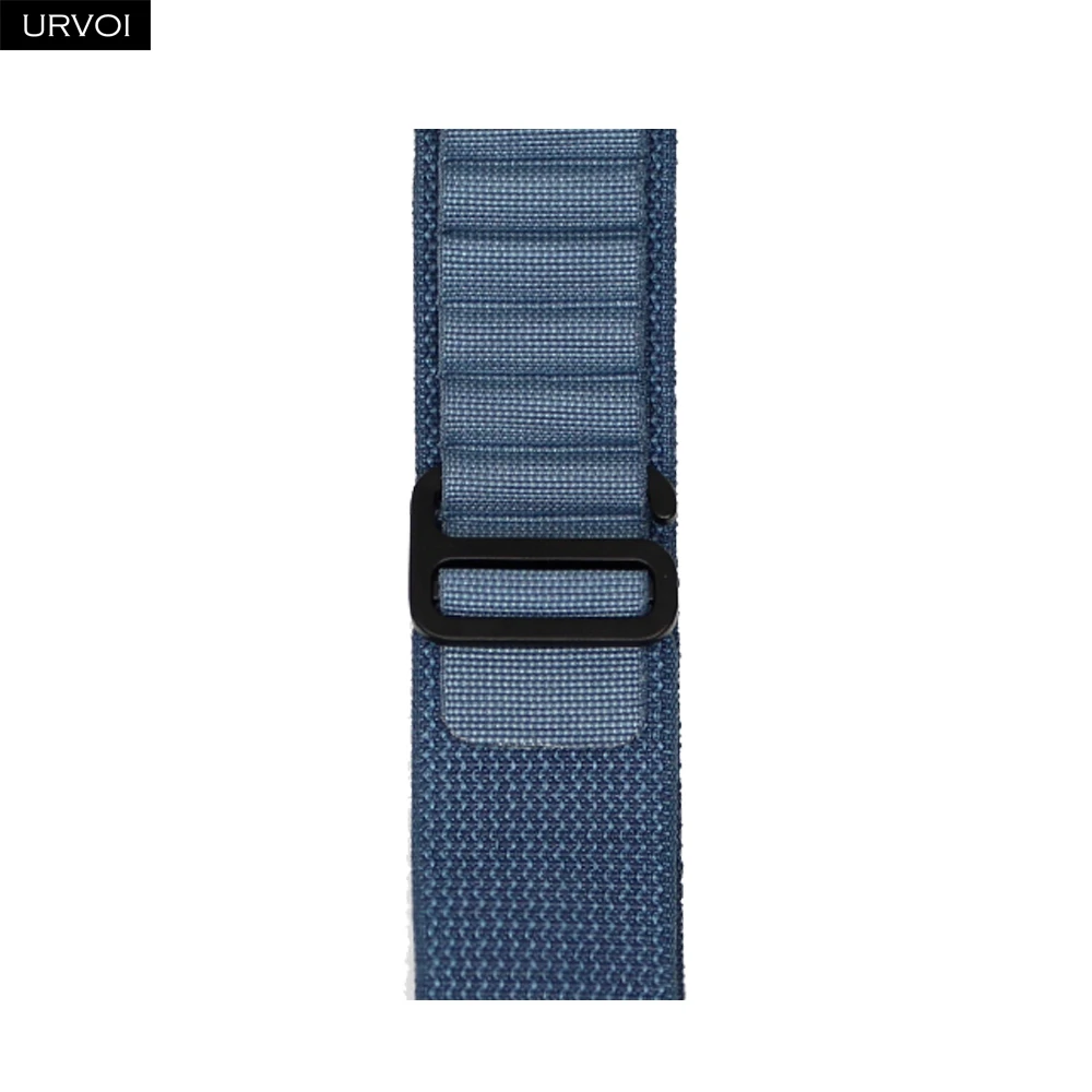 URVOI Black Woven Polyester Alpine Loop Strap with G-Hook Closure