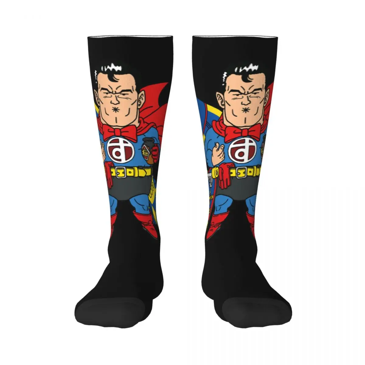 

Suppaman Dr Slump Japanese Manga 17 Adult Stockings Top Quality Good breathability Color contrast socks style Elastic Stockings