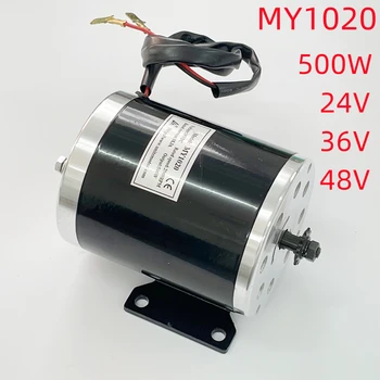 Silnik prądu stałego 24V 36V 48V 500W silnik elektryczny skutera Unite silnik pasuje do skutera EVO Extreme MY1020 trójkołowy