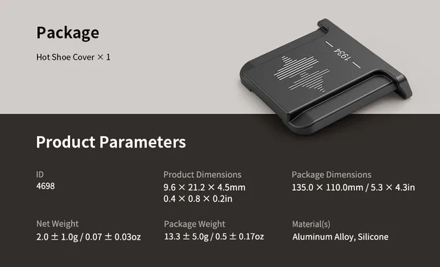 Set Accessori Fujifilm X100V/X100VI | Hot Shoe Cover + Tappo Pulsante Scatto | Design Arte Giapponese | Argento CA110 - Foto 10