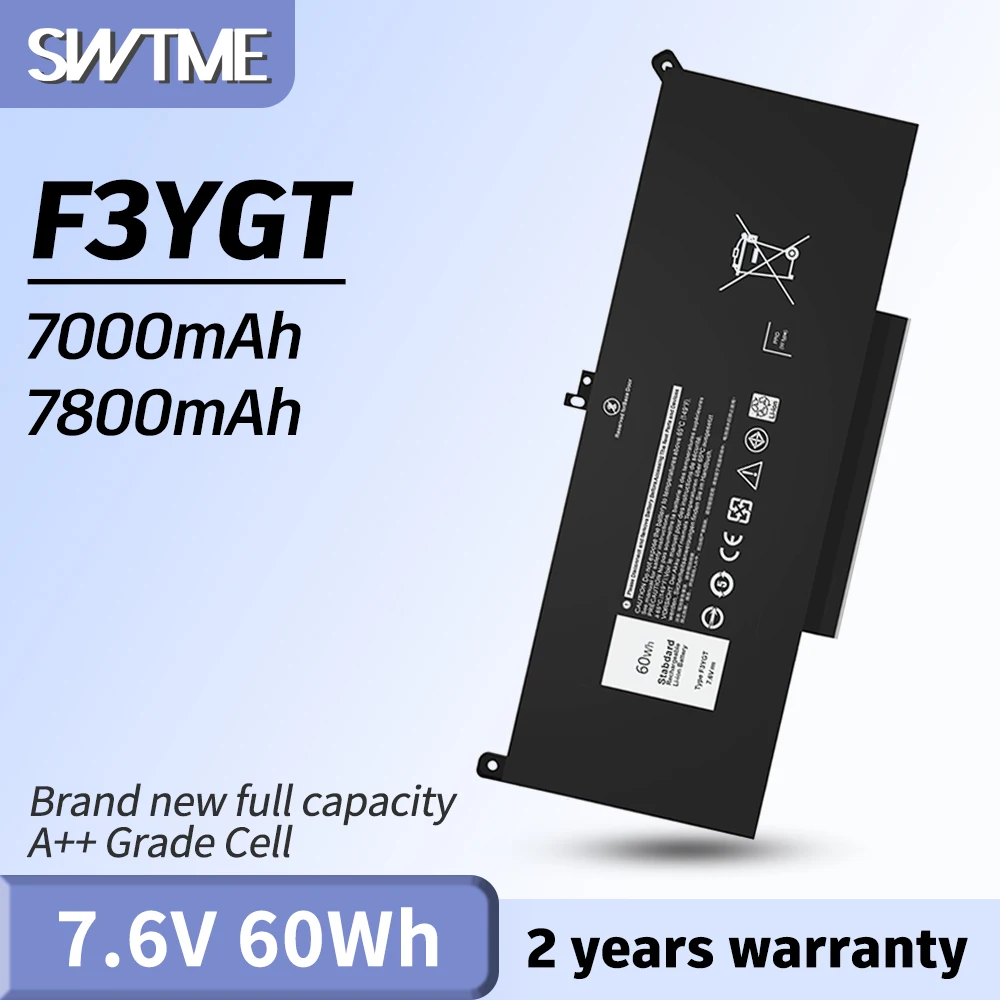 7480 Batteria Per Laptop F3Ygt 60Wh Per Dell Latitude 12 7000 7280 7290 13 7000 7380 7390 P29S002 14 7000 7480 7490 E7280 E7480 E7490