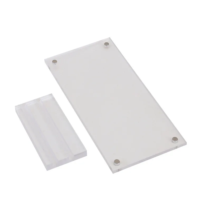 Acrylic Display Holder Dollar Bill Commemorative Coins Picture Frame Base Home Desk Collection