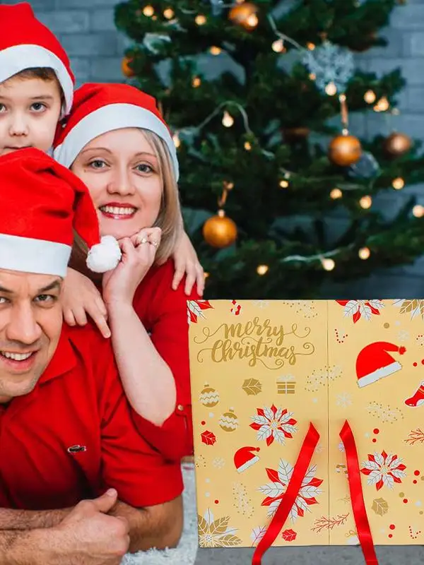 

Christmas Advent Calendar Boxes 24 Days Christmas Cardboard Number Boxes Xmas Decorations For Indoor Home Supplies