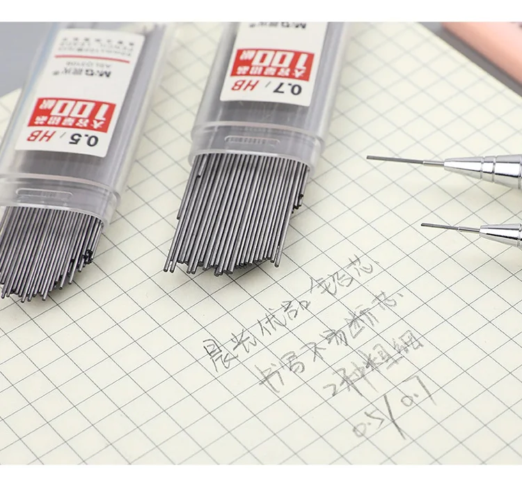Haile 0,5/0,7 mm Druckbleistift-Nachfüllset mit Radiergummi, automatischer Bleistift für Studenten zum Skizzieren, Zeichnen, Schreiben, japanisches Briefpapier – Detail 10