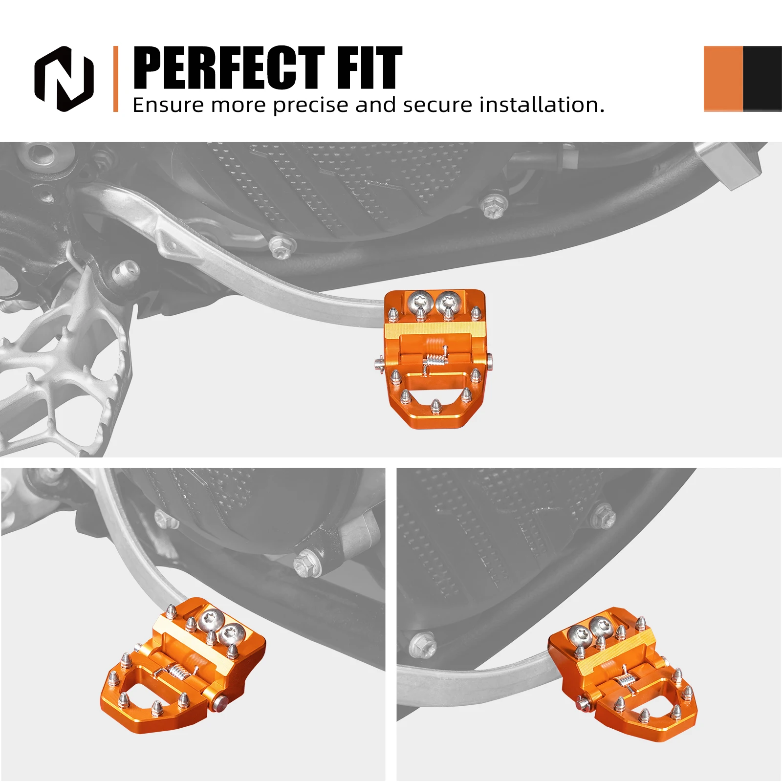 NICECNC Für Husqvarna TE300 TE300i FE250 FE350 FE450 501 2017-2024 Dual Control Bremspedal Schritt spitze Für GasGas EC 300 250 – Detail 10