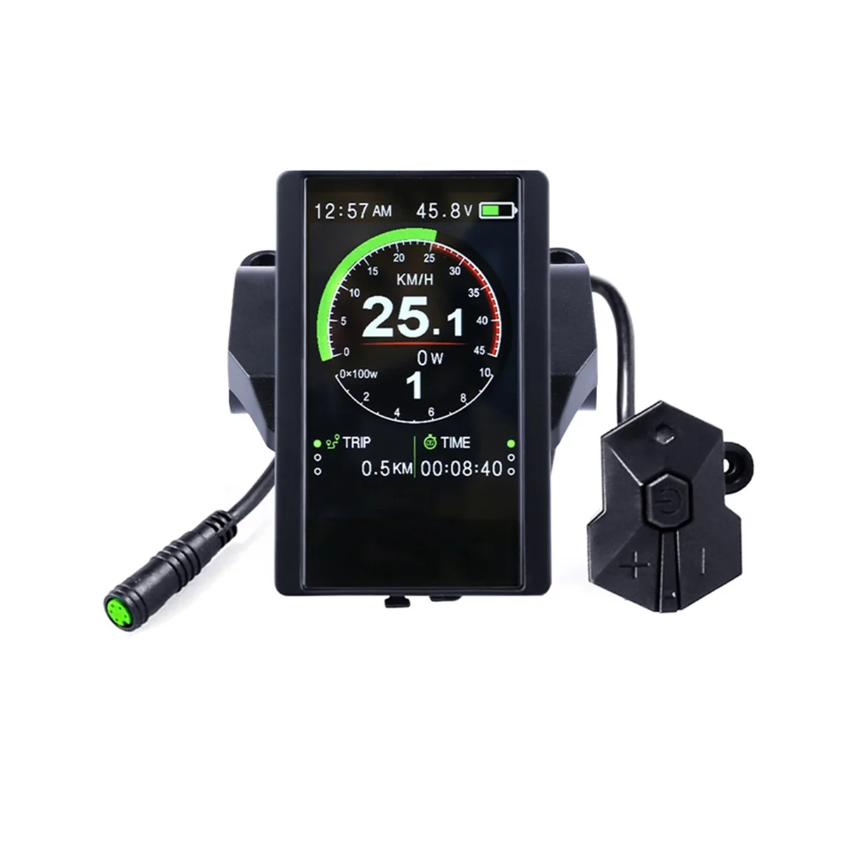 

New Colorful Screen Display P850C Speedometer with 9-Level Assist for Bafang Electric Bicycle BBS01B BBS02B BBSHD