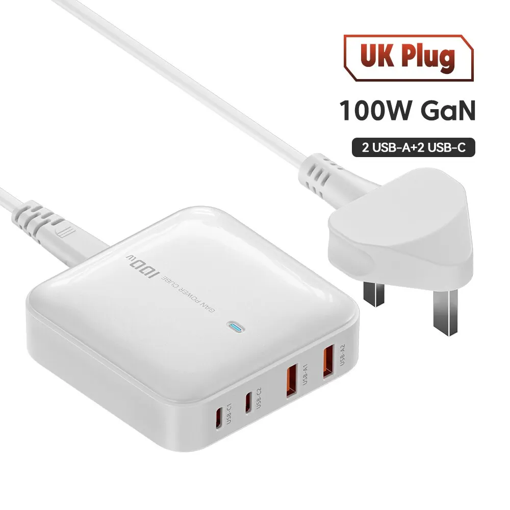 UK Plug White